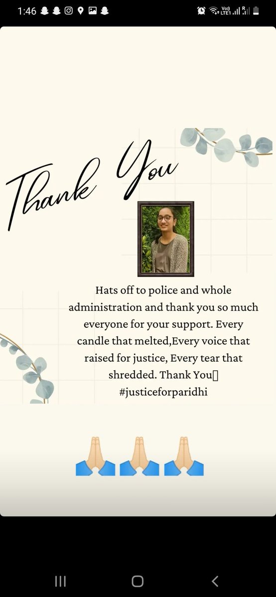 VLashkary's tweet photo. Finally he got arrested. Hats off and big salute to our police department, they continued and didn't stop at all to catch him. Big thanks to everyone who continued supporting  this cause, and didn't stop talking about this case. 
#RIPPARIDHI @KotaPolice @ShantiKDhariwal https://t.co/4YuD5pjXLo