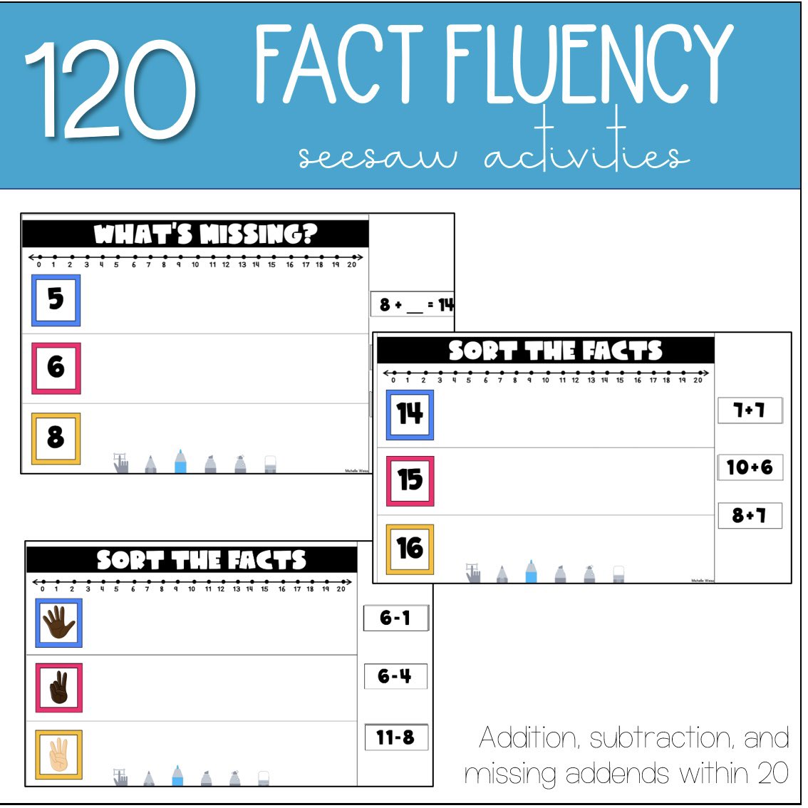 My students start each math lesson with a quick review, what we call “Math Warm Ups.” 1 day is focused on place value, 1 for spiral review &amp; the other 3 are for fact fluency. Get the fact fluency <a href="/Seesaw/">Seesaw</a> activities here 
docs.google.com/spreadsheets/d…