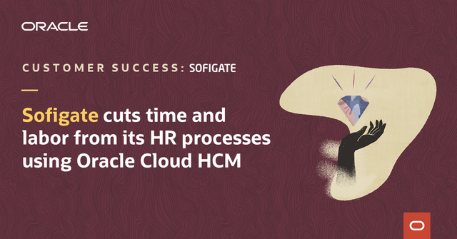 Loic_Le_Mee's tweet photo. Within months of deploying Oracle Cloud #HCM, @Sofigatecut by 90% the time needed to register new hires in its systems, with more gains to follow. Here is their story: @OracleCloudHCM https://t.co/xKtfSBzS99 https://t.co/mQacmOb0bd