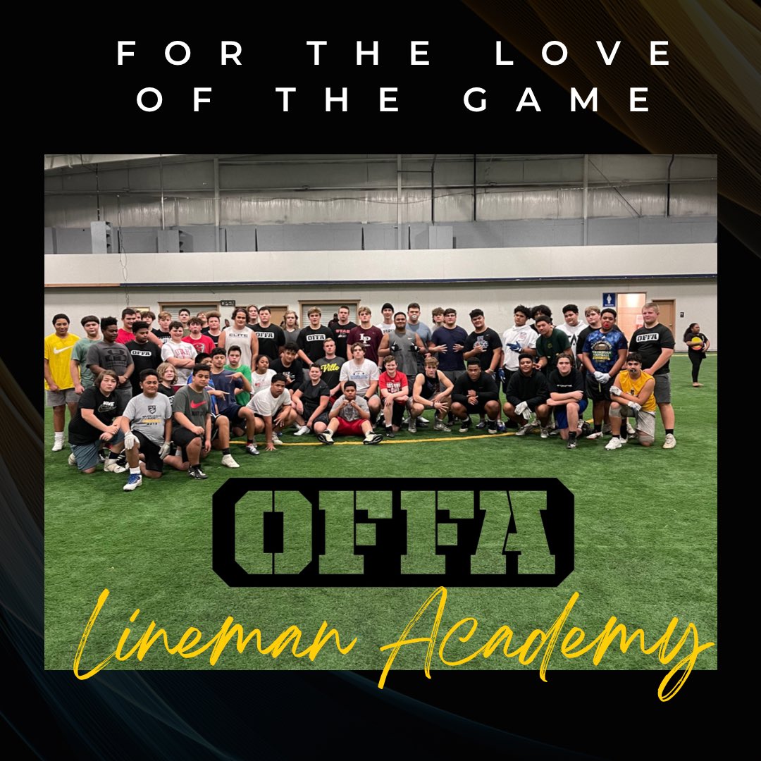 The game is won up front #OFFA #TrenchTownUSA #LinemanHQ