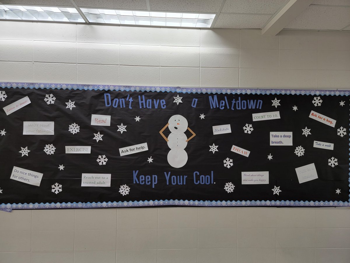 CMS's newest SEL bulletin board! #tigerstrongalldaylong