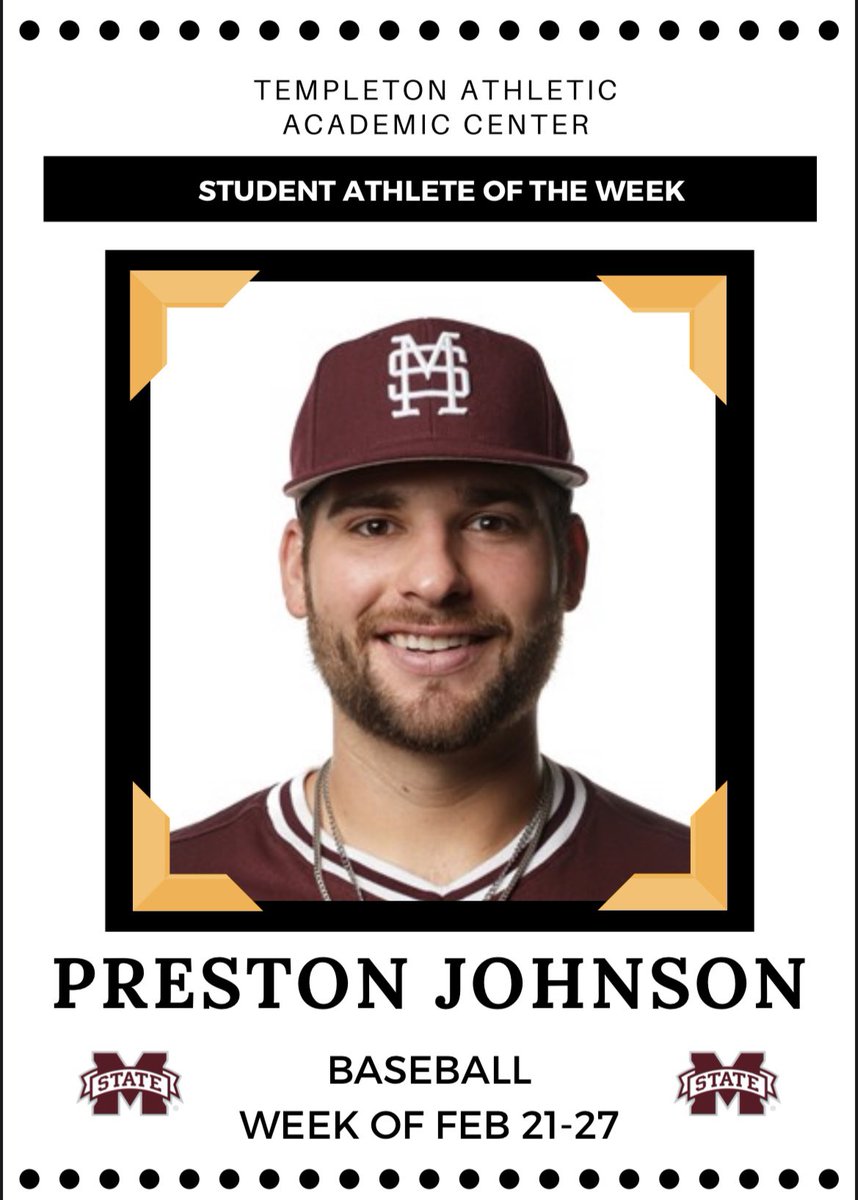 a_seifert21's tweet photo. Student Athletes of the Week -
Preston Johnson @HailStateBB
Lilly Gunter @HailStateVB
Ana Pina Ortega @HailStateWG
#EmbraceYourMagic #HailState https://t.co/rBKeQPkyTy