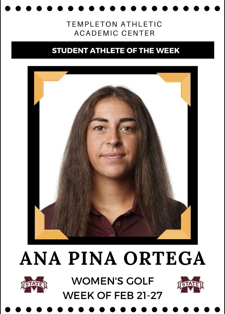 a_seifert21's tweet photo. Student Athletes of the Week -
Preston Johnson @HailStateBB
Lilly Gunter @HailStateVB
Ana Pina Ortega @HailStateWG
#EmbraceYourMagic #HailState https://t.co/rBKeQPkyTy
