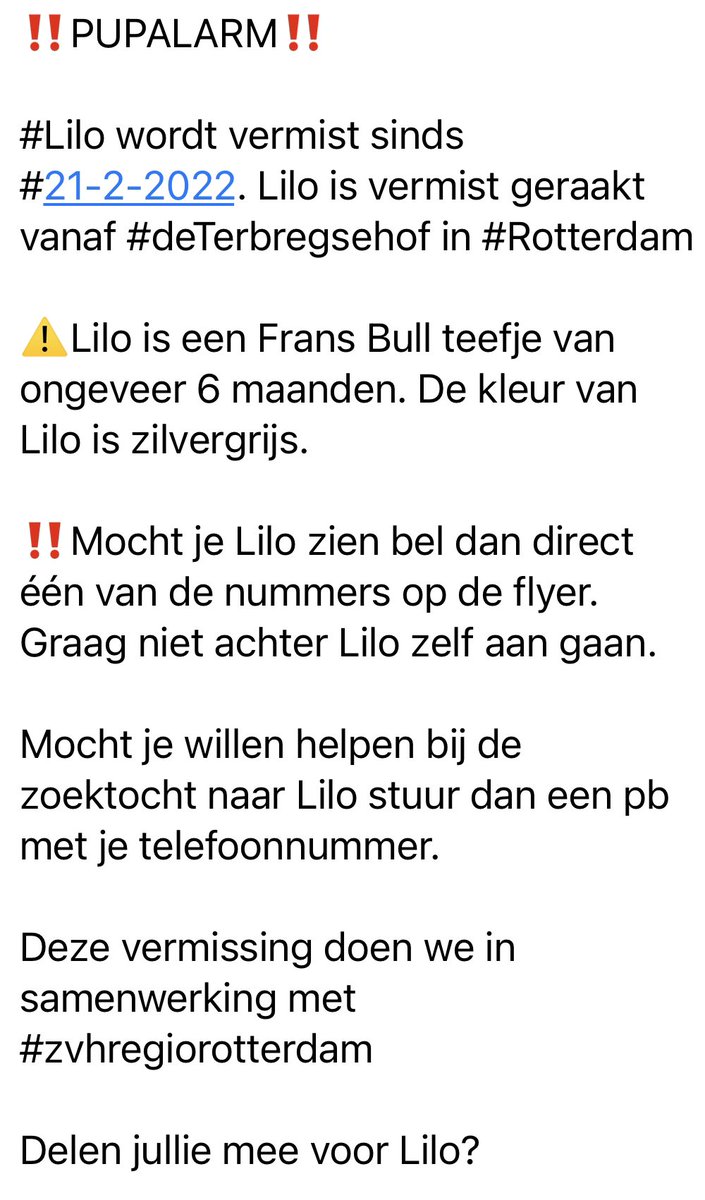 Dogsearch Nederland tweet media