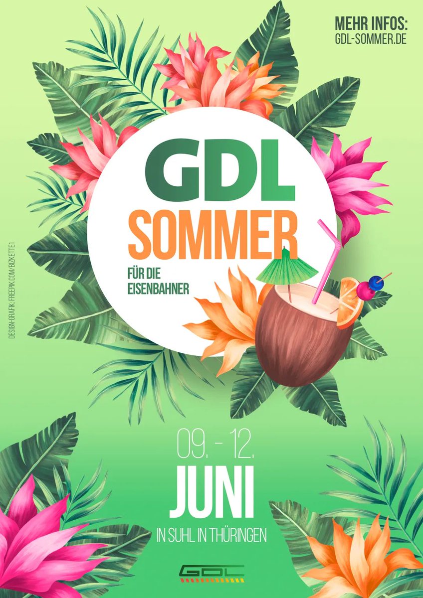 👨‍👧‍👧 FREIZEITSPASS FÜR DIE GANZE FAMILIE 💃

 🏖 GDL-Sommer für die Eisenbahner 🏝

▶️ JETZT ANMELDEN: gdl-sommer.de