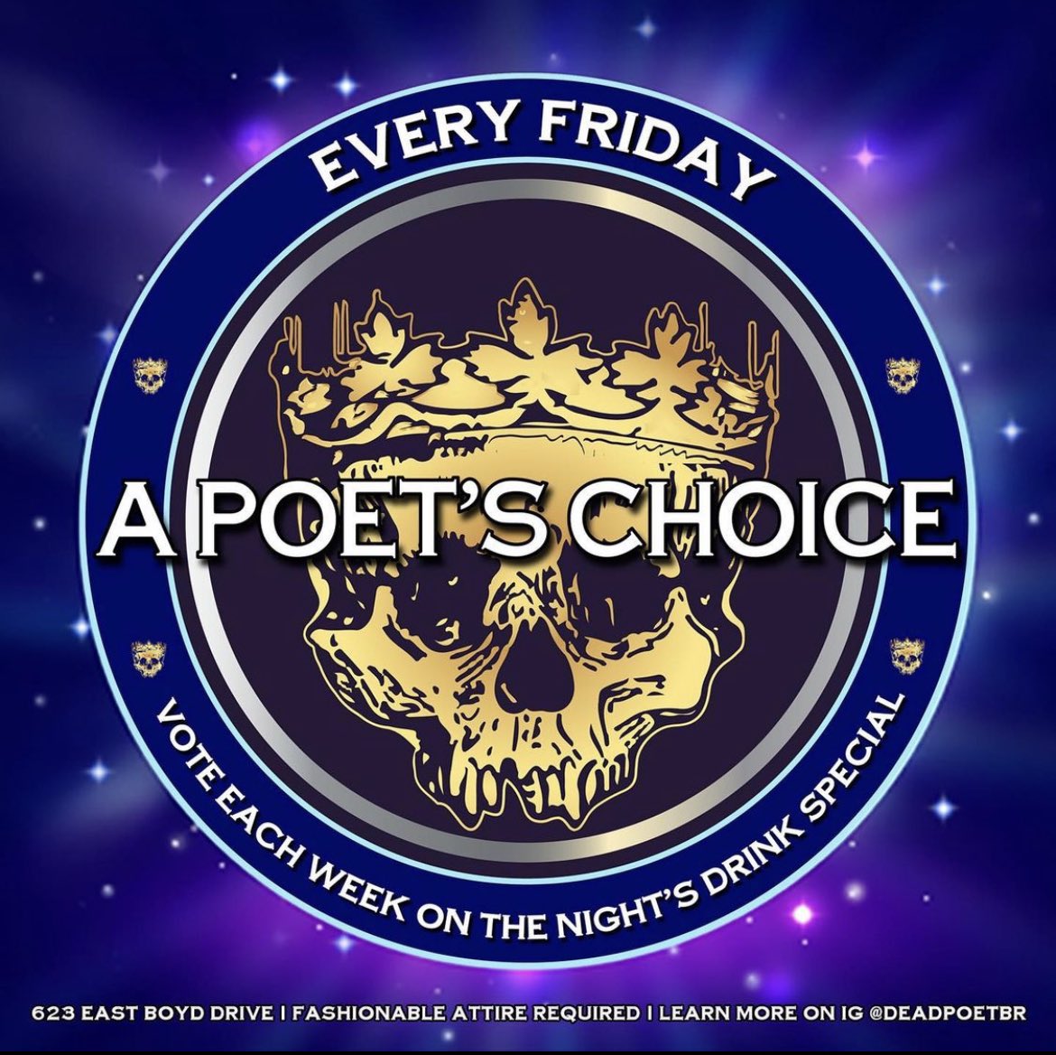 DeadPoetClub's tweet photo. Vote for this week’s drink special https://t.co/nrm88R4BYS https://t.co/k2AhXlKGd6
