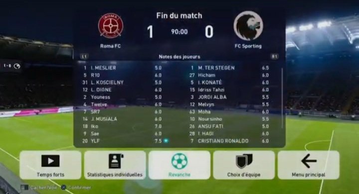 RP_ROMAFC's tweet photo. 🥳🇮🇹

VICTOIRE ce soir de nos Romains face au @FC_Sporting_RP 1 - 0 , sur un but de @LeYLF_ ! Très beau des joueurs , une nette domination mais la finition n'est pas encore la malgré la victoire. Nous passons en 1/4 de cette FaCup !

Bravo au coach également @jsp13RP 🎩👑 https://t.co/Hg0tMUPMUe