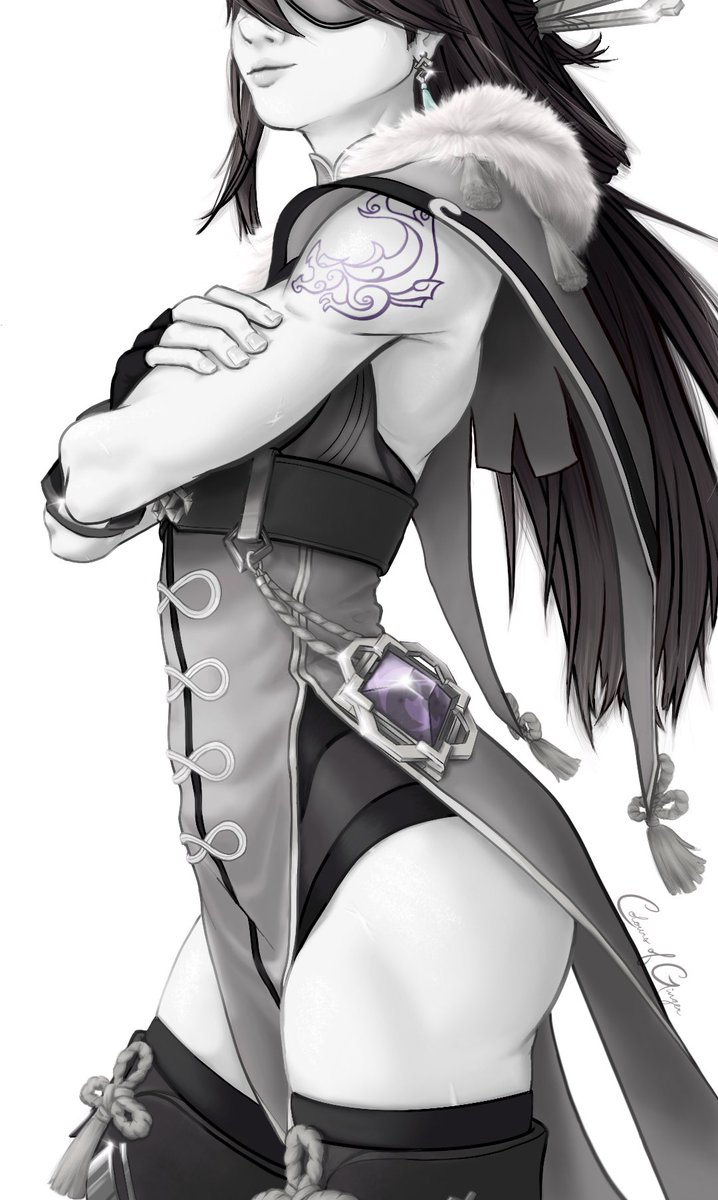 coloursofginger's tweet photo. Happy belated Valentines and birthday to the Queen of the Cruz fleet!
A continuation of my constellation tattoo headcanon~ #原神 #GenshinImapct #Beidou https://t.co/i8UO0kt1Cg