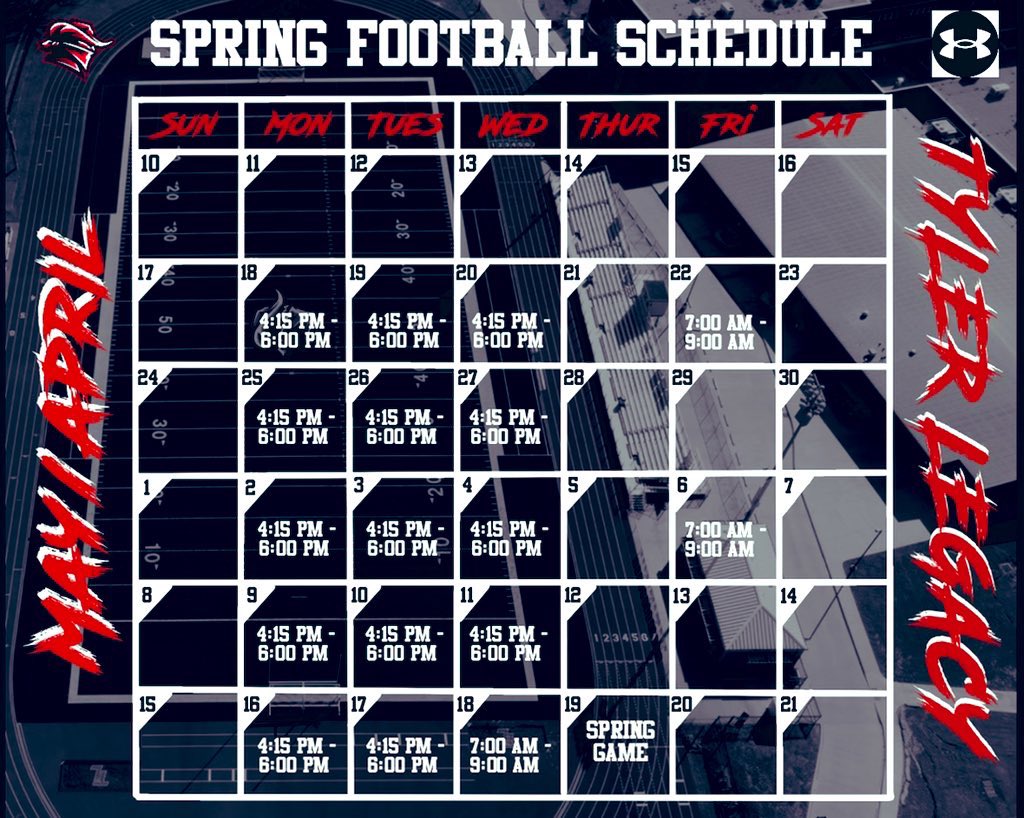 CoachJoeWillis's tweet photo. It may be February but Spring is in the air @TylerLegacyFB‼️ #TEAM22🔺 #SpringIt👀 https://t.co/DsvdEY6Xms