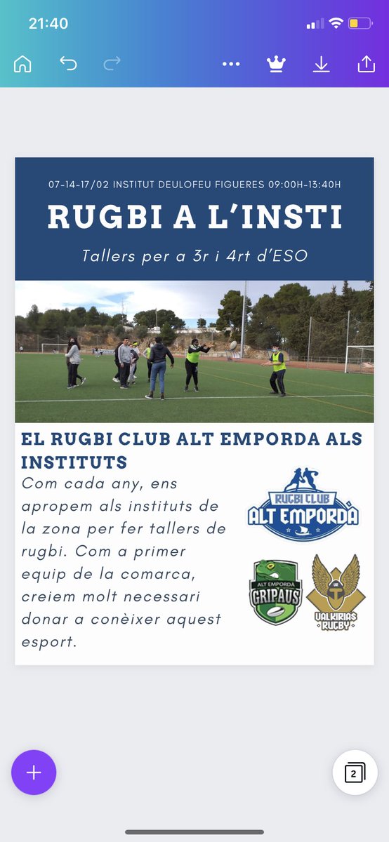Rugbi Club Alt Empordà (@rcaltemporda) on Twitter photo 