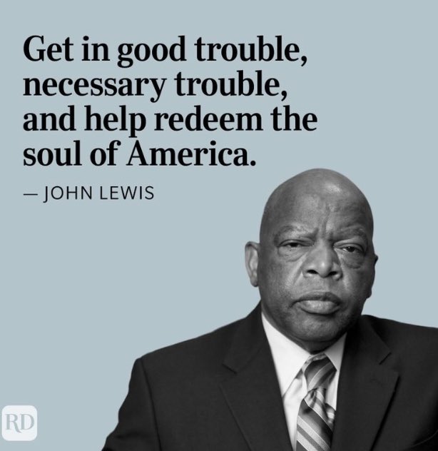Happy Birthday John Lewis.         