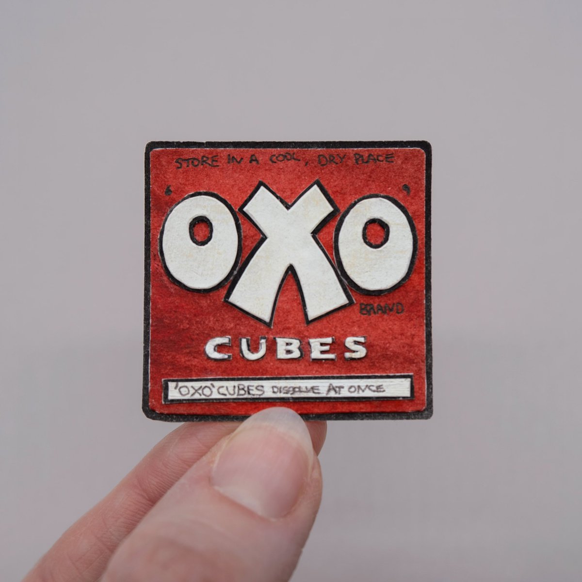 I’ve been making some miniatures of vintage foods from WW2. Really enjoying making them 😊 #cuisine #papercraft #collage #WW2 #history #recipes