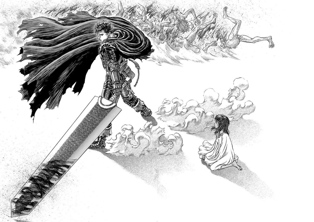 Hilo de mangas, cómics y libros que recomiendo leer si o si: 

1. Berserk. Dark Souls sería muy distinto sin esto. Es su puto padre y aparte cada viñeta es el 100% de un tío que se dejó el puto alma dibujando. Digo leed Berserk por algo cojones, hacedme caso ya
