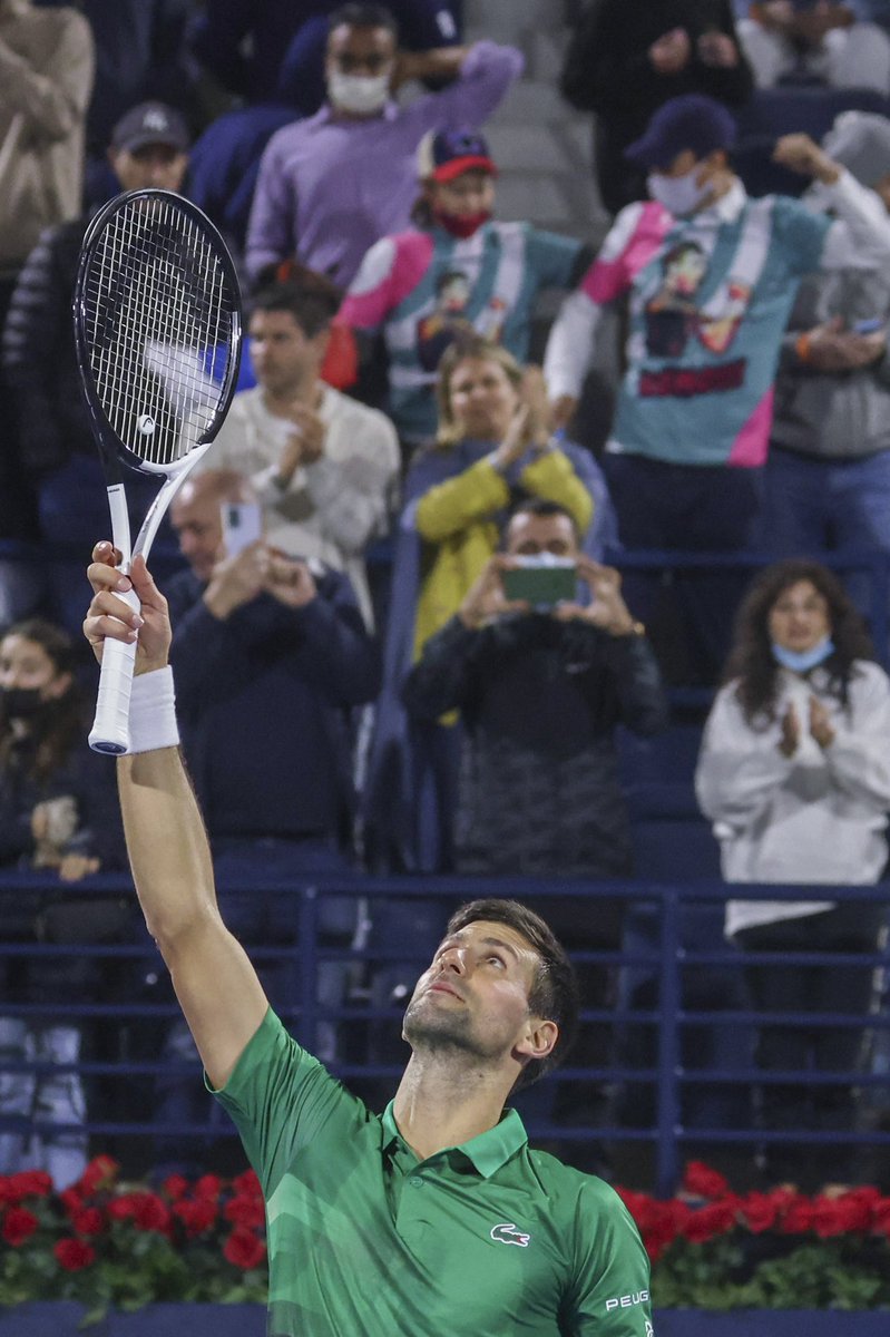 Couldn’t have asked for a better reception back on court 🙏🏼 #DDFTennis #NoleFam 📸: Karim Sahib