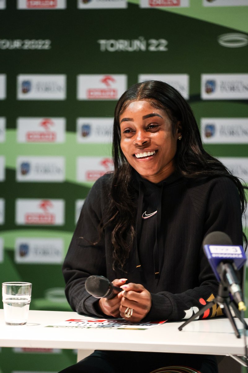 World Athletics (@worldathletics) on Twitter photo "I'm looking forward to racing in Toruń for the first time," says five-time Olympic gold medallist <a href="/FastElaine/">Elaine Thompson-Herah</a> 🇯🇲 ahead of tomorrow's <a href="/CopernicusCup/">ORLEN Copernicus Cup</a>.
"If I could dip below seven seconds, I would be super happy."
#WorldIndoorTour "I'm looking forward to racing in Toruń for the first time," says five-time Olympic gold medallist <a href="/FastElaine/">Elaine Thompson-Herah</a> 🇯🇲 ahead of tomorrow's <a href="/CopernicusCup/">ORLEN Copernicus Cup</a>.
"If I could dip below seven seconds, I would be super happy."
#WorldIndoorTour