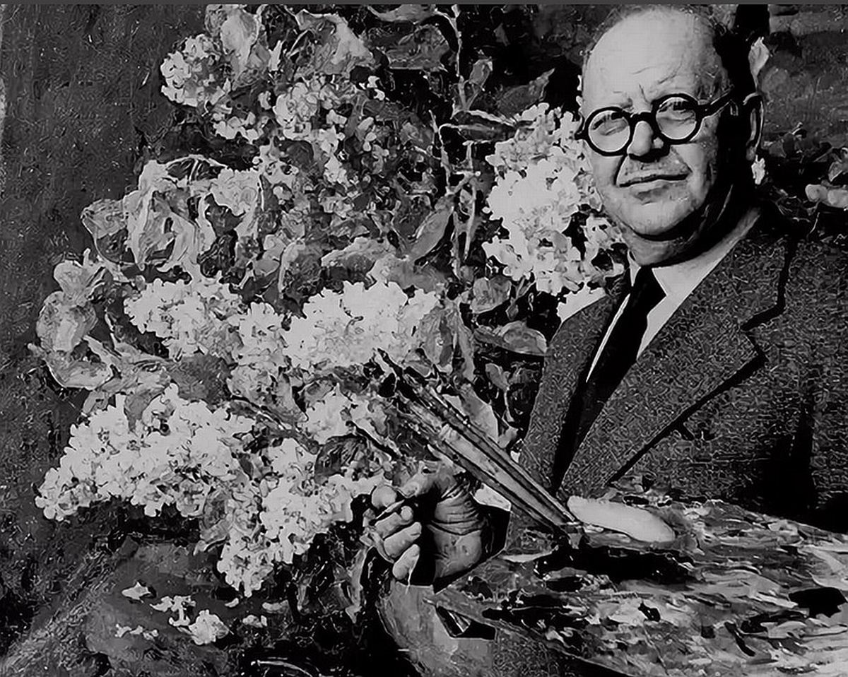 Художник Пётр Петрович Кончаловский (1876–1956), день рождения которого отмечается 21 февраля, приезжал в Абрамцево в 1909, 1911 и 1919–1921 годах. Вначале останавливался с семьёй у Мамонтовых, а позже участвовал в создании музейной экспозиции. bit.ly/3JKewq0