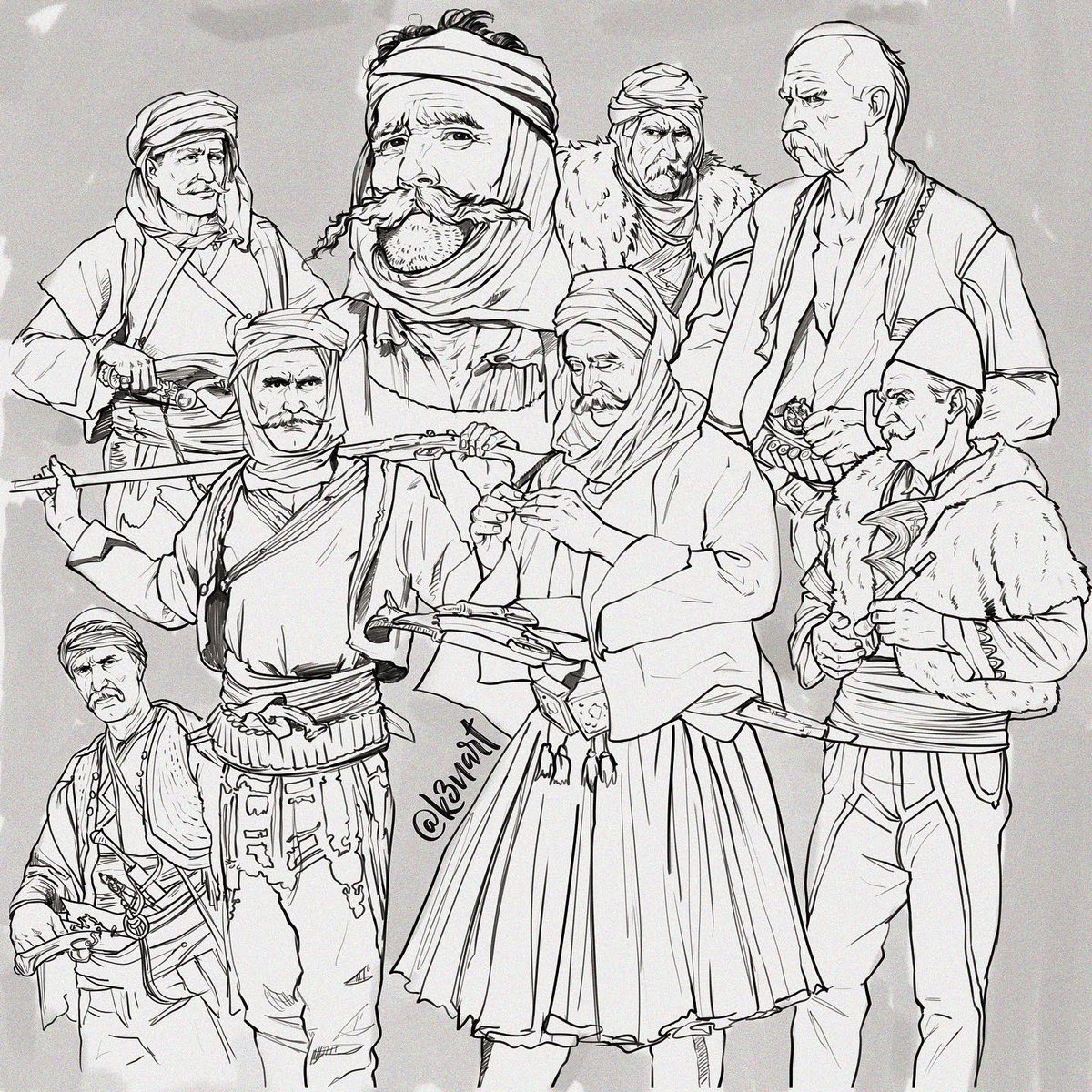 k3nart's tweet photo. DARDANIANS 
🇦🇱🇽🇰
#k3nart #artwork #art #sketch #sketches #digitalart #dardania #dardanians #illyria #illyrians #albania #albanians #kosovo #kosovo #retweet #RETWEEETME #dailyart #digitalart #illustration https://t.co/sphoNPMpYh