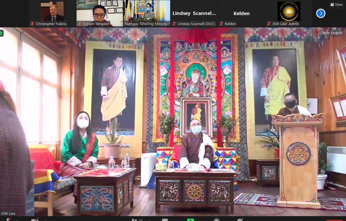 Was very happy to present on Bhutan's laws on sustainable procurement at the online National Conference on Public Contracts, through the Jigme Singye Wangchuck School of Law, Thimphu, Bhutan.