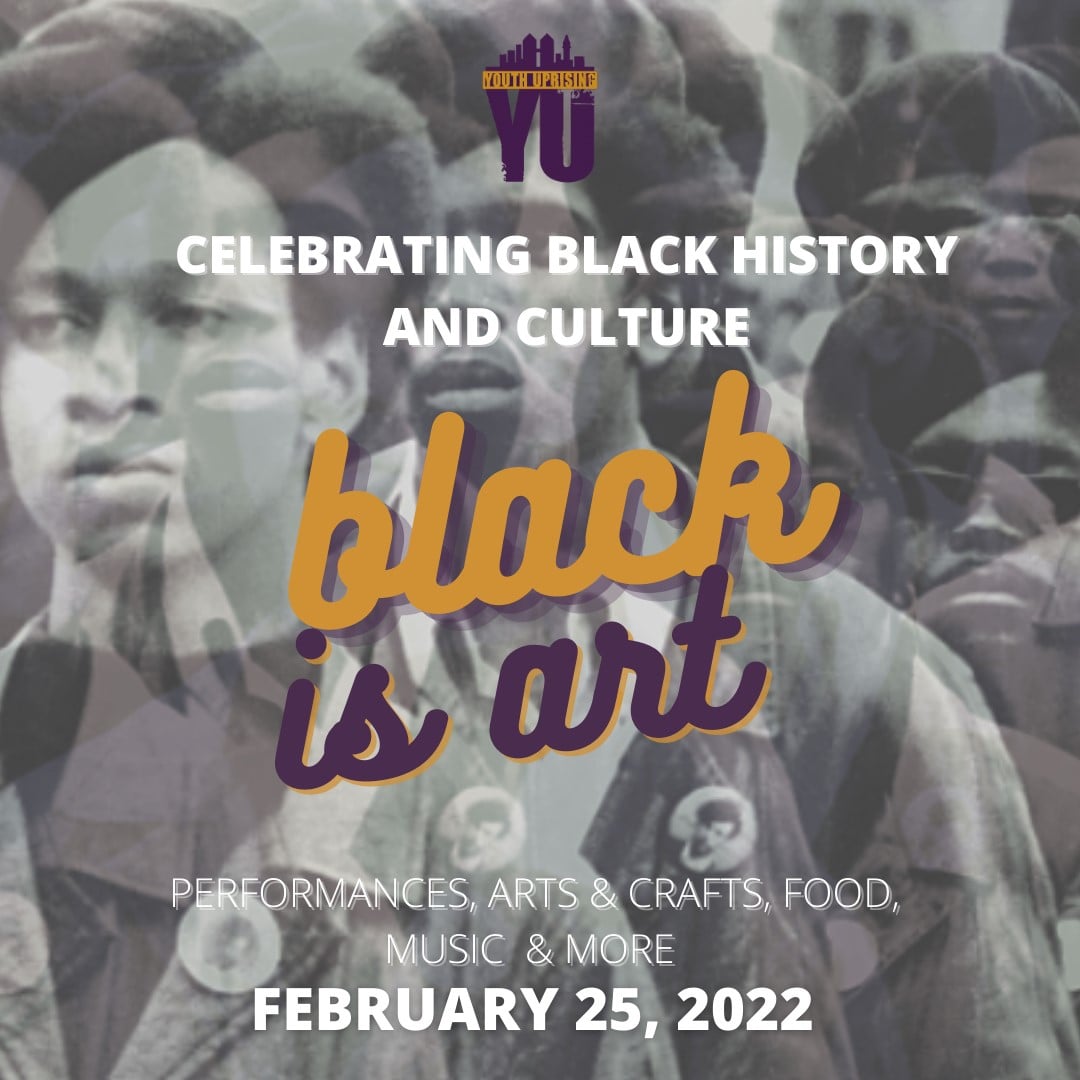 Join YOUTH UPRISING on Friday, February 25th, 4 - 6 pm for a FREE event. 

The FOOD will be to SING for!  Jollof Rice, Jambalaya, Plantain, Red Beans &amp; Rice, Peach Cobbler and much more.  Entertainment surprises to go along with it all.  See you Friday, Feb. 25th.  #blackhistory