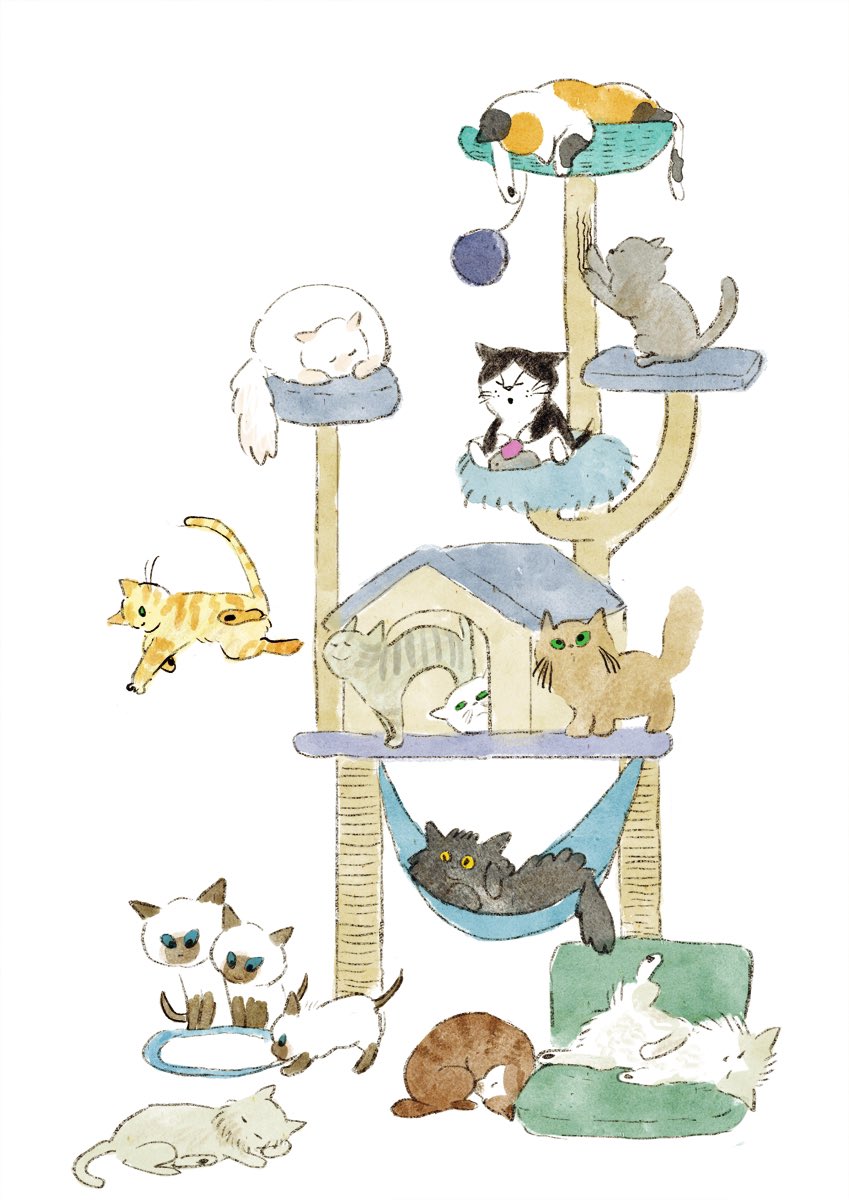 「#スーパー猫の日

2022/2/22

#猫  #猫の日  #にゃんにゃんにゃ」|ももろ　4／20発売絵本「パンダのパクパクきせつのごはん」のイラスト