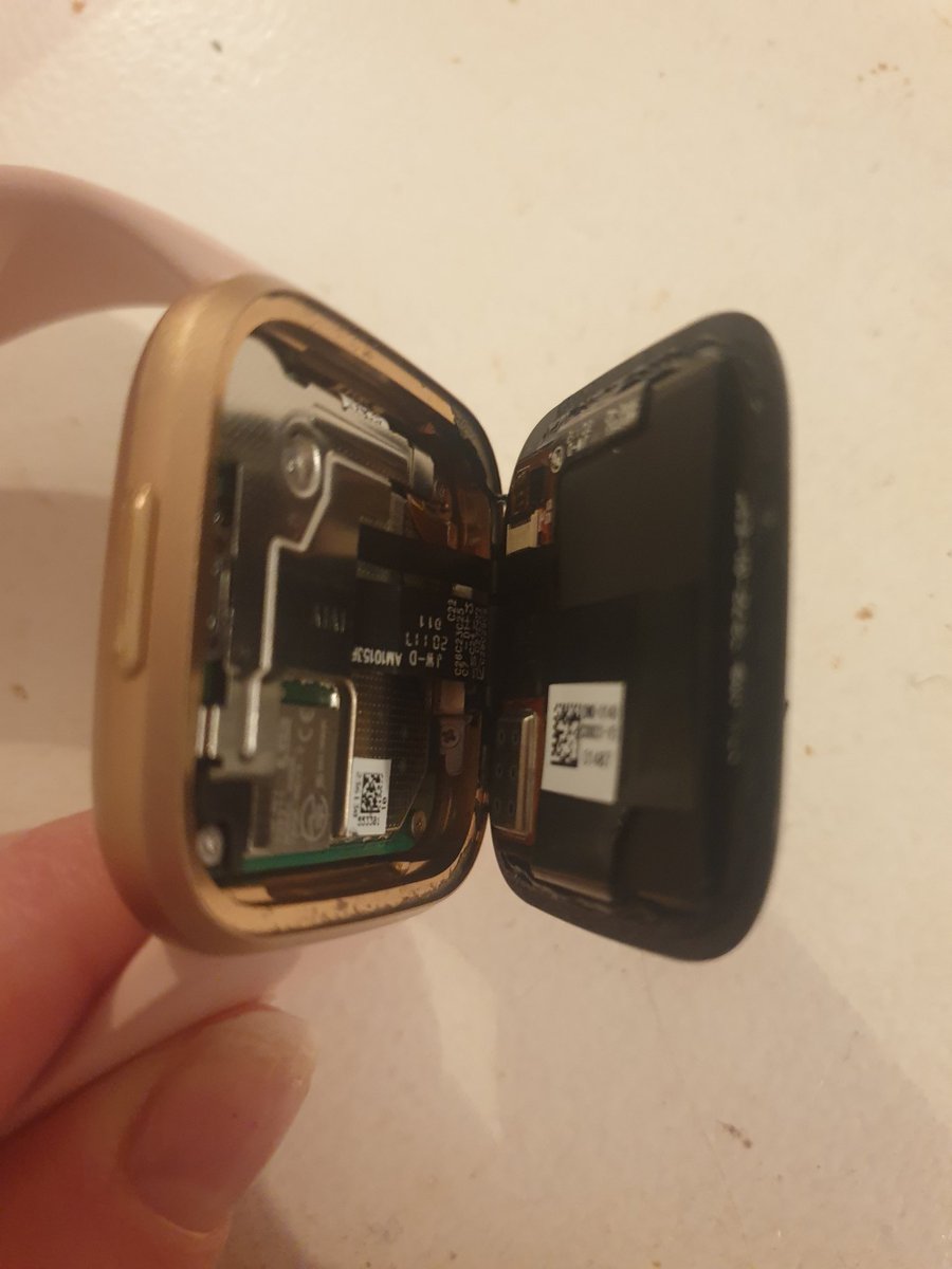 SofieBarnes's tweet photo. @FitbitSupport my versa 2 screen has come off and now the screens gone completely blank. Please can you help me to resolve this! https://t.co/oXGAc9AjYe