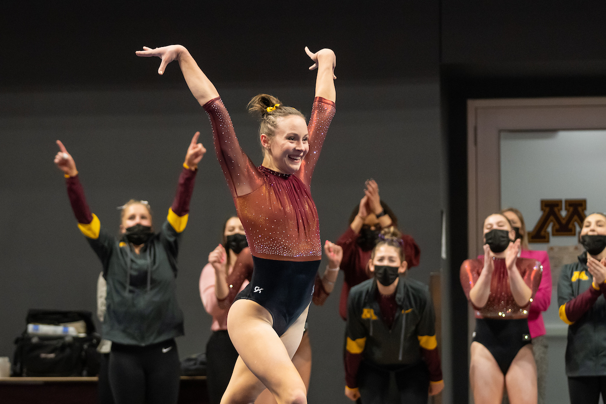 .<a href="/LexyRamler/">Lexy Ramler</a> continues to bring the shock and awe this season, and holds the No. 1 ranking in the All-Around! 

No. 1️⃣: All-Around
No. 4️⃣: Beam
No. 4️⃣: Bars
No. 2️⃣3️⃣: Vault 
No. 3️⃣1️⃣: Floor