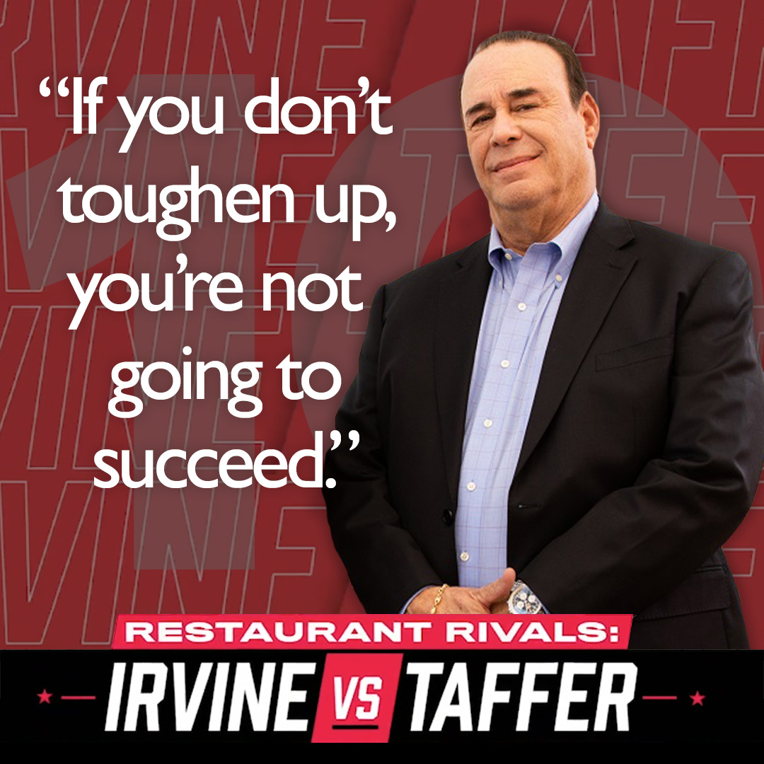 jontaffer's tweet photo. 10 DAYS until #RestaurantRivals with @RobertIrvine drops on @discoveryplus March 3! Are you #teamtaffer? https://t.co/Py4KFK20xp