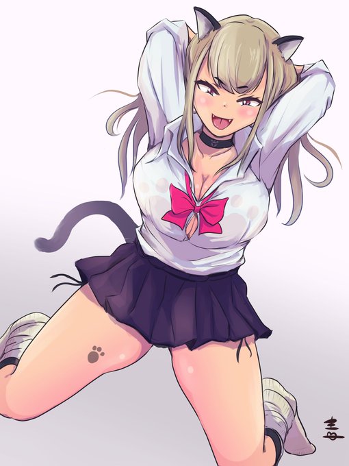 猫の日なので猫ギャルJK㊗️ 