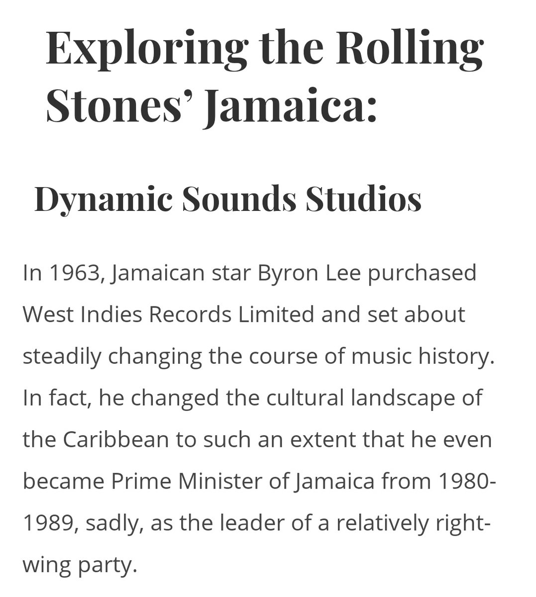 Inc3ptionD3sign's tweet photo. @TomTaylorFO  Byron Lee was never prime minister of Jamaica https://t.co/YwAifQfHHf