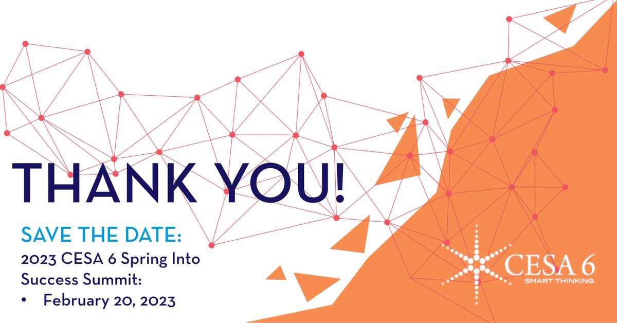 CESA6's tweet image. Thank you to everyone who participated in the 4th Annual Spring into Success Summit and a HUGE shout out to our speakers @JChorvath, @burnedinteacher, LaNesha Tabb, and @gerrybrooksprin!

#springCESA6 #learning #education #K12 #teachers #teaching #students