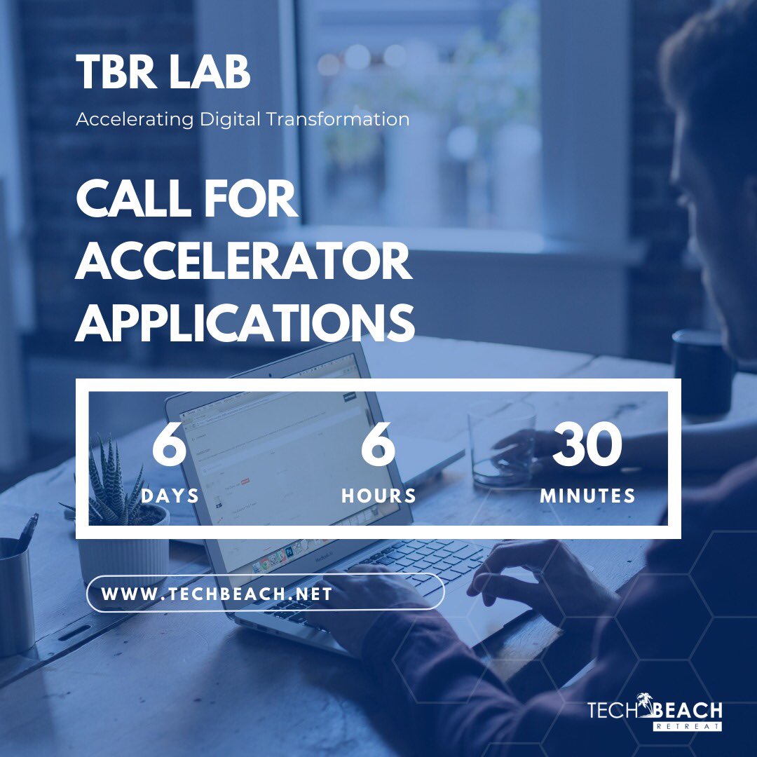 TechBeachRT's tweet image. The countdown is on for accelerator applications ! 🥳 🚀 

Sign up for our third cohort by clicking the link below ! Let’s go 

techbeach.net/pages/apply

#tbrlab #techbeach #tech #techhouse #cohort