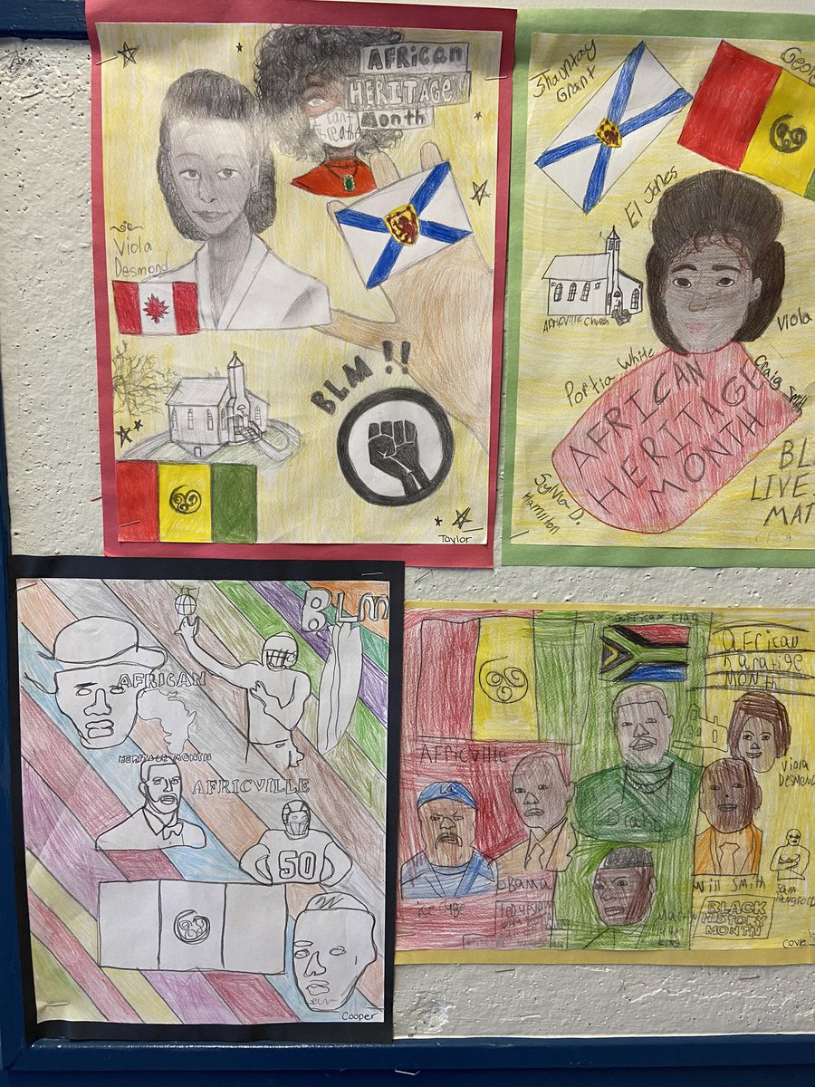 Look at the fantastic job our grade 5/6 students did on their Black Lives Matter posters! Way to go 5/6 Hadfield❤️