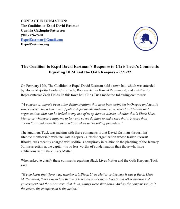 EastmanExpel's tweet photo. Full statement:

#holdthevote https://t.co/JoA5352EWg
