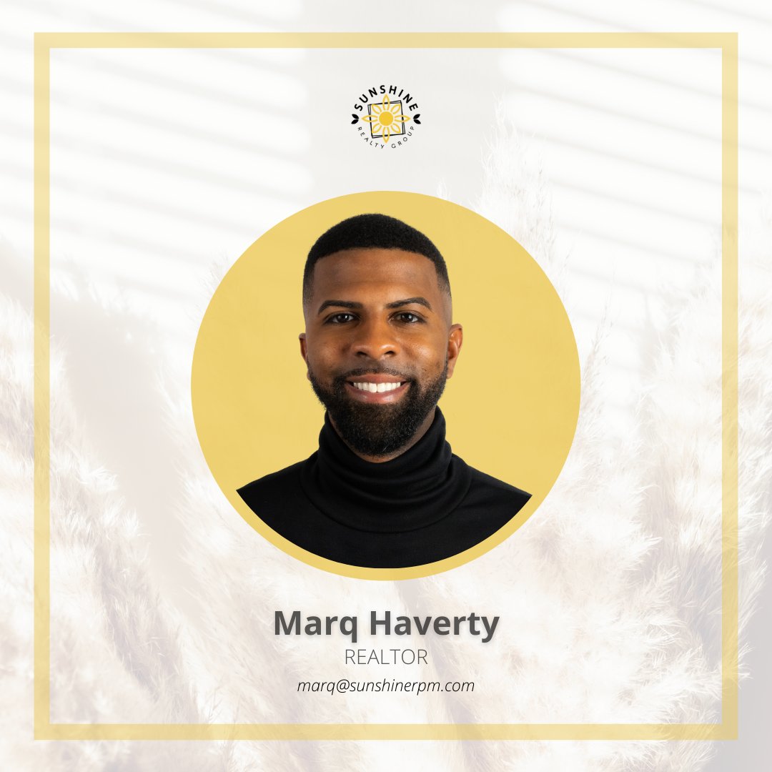 _sunshinerealty's tweet photo. Our Sunshine family is continuing to GROW! Please help us welcome Marq Haverty, Realtor! ✨⁣ https://t.co/v3EBsTWPBN