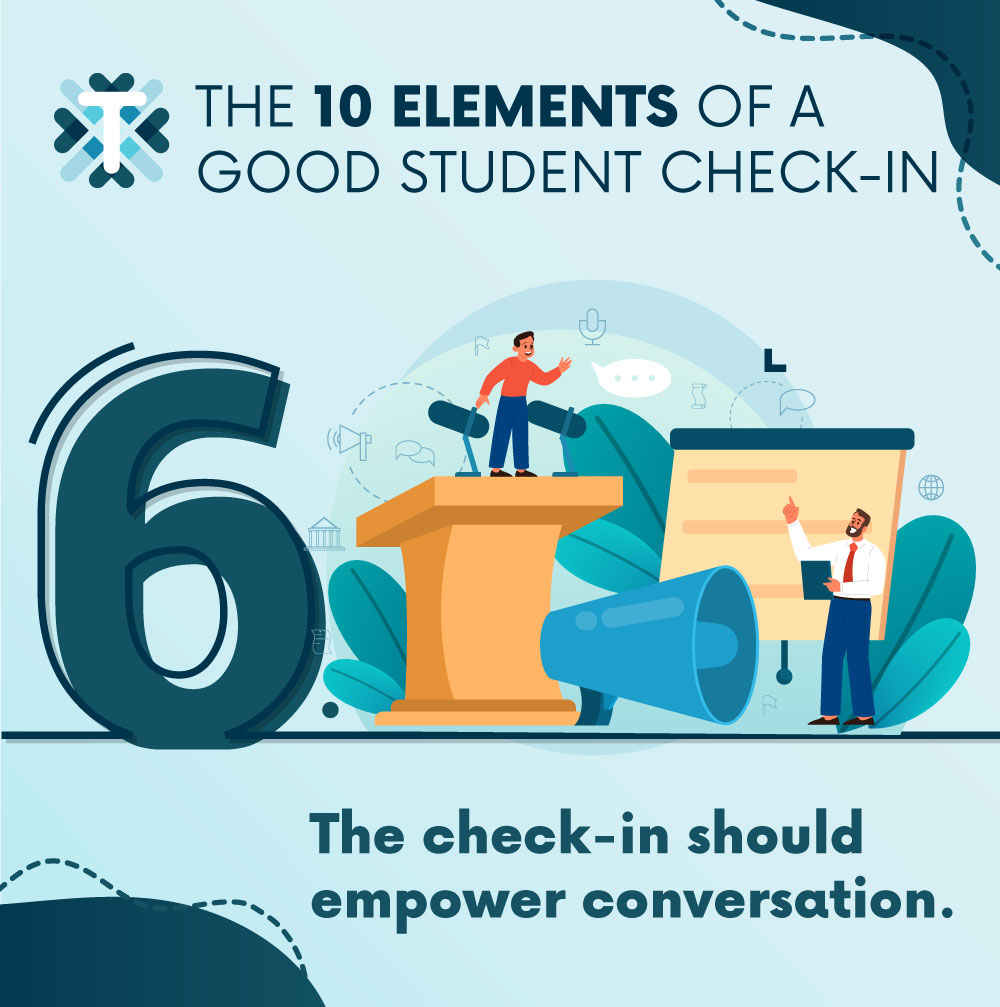 Truwell1's tweet photo. 6.The check-in should empower conversation.

To access the Truwell Student Check-in (UTAT), which is free for all schools go to:
 
https://t.co/y0kYFvQ0QO
 
#studentwellbeing #teacherwellbeing #schoolwellbeing #studentcheckin https://t.co/qvdY6xaU0I