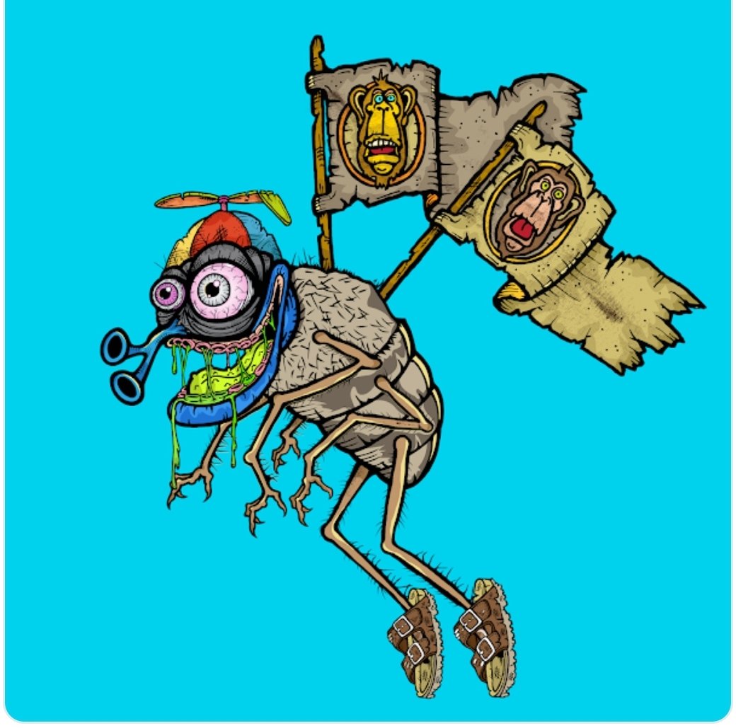 Cryptodreams8's tweet photo. @teajayeth @funky_flies @aleph0ne @DVL_eth #apeflags team https://t.co/XT4VLHKwtf