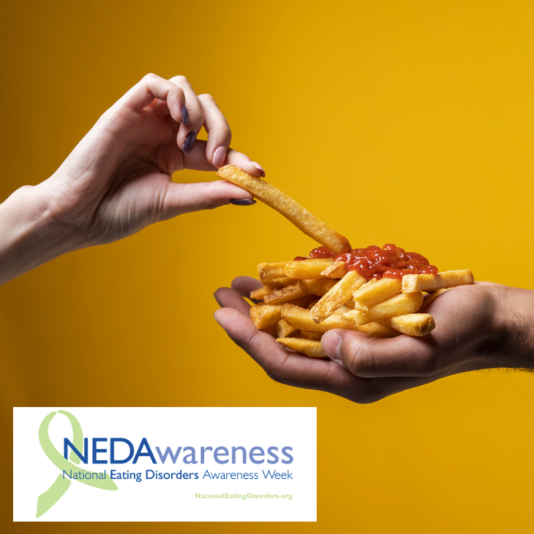 SAFELakeCounty's tweet photo. This is National Eating Disorder Awareness week. This annual campaign to educate the public about the realities of eating disorders also aims to provide hope, support, and visibility to individuals and families affected by eating disorders. Visit: https://t.co/BzDrccNiLF today https://t.co/5gh85irexw