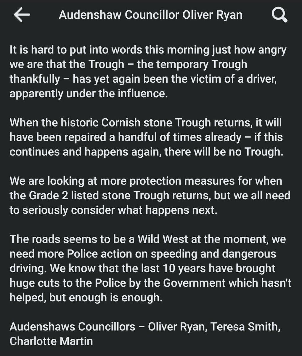 CllrCostello's tweet photo. Not a great clip from a councillor who, just 6 months ago, issued a statement demanding "Police action on speeding and dangerous driving"
I wonder if this is the kind of behaviour he meant by "dangerous driving"? 😬 https://t.co/wq2NtNGzkG