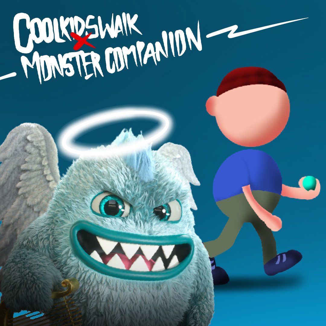 Monster Companion X Cool Kids Walk

In partnership with <a href="/coolkidswalknft/">Cool Kids Walk</a>  we are giving away 5 WL spots! 🎉

To enter :
1️⃣ Follow <a href="/MonsterCmpnft/">Monster Companion</a> and <a href="/coolkidswalknft/">Cool Kids Walk</a> !
2️⃣ Like &amp; RT 
3️⃣ Tag 3 friends

24 hours only!

#NFT #NFTGiveaway #NFTCommunity