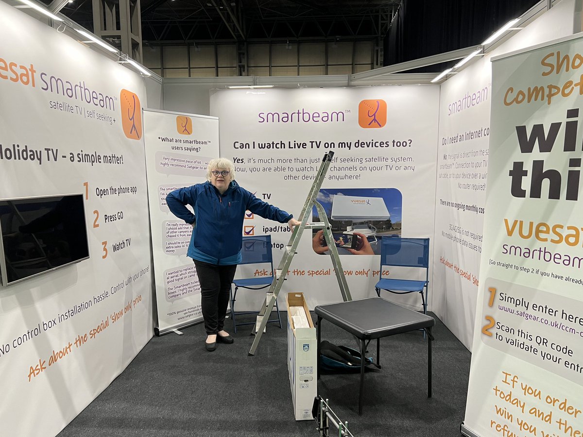 Satgear's tweet image. Were ready! Well almost haha. Looking forward to meeting you at our stand 5175b opposite the kayak pool...