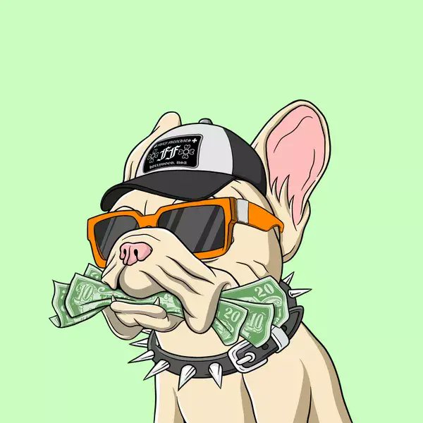 Franchie #103 🐶<a href="/fancyfrenchnft/">Fancy Frenchies NFT</a> 
#FancyFrenchies #SolanaNFTs #Solana #StayFancy