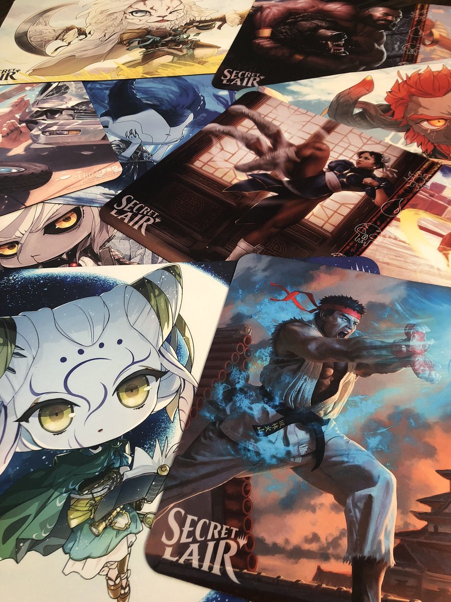 MTGNerdGirl's tweet photo. Giveaway🎁

1 lucky winner will get a code for the #MTGSecretLair playmat of their choice + Free shipping!

To enter:
⁃RT + like this post
⁃Follow me + @UltraProIntl

Every 250 people to enter will increase the giveaways by 1.🔥 The winner/s will be chosen on 2/26. Good luck! https://t.co/7ea1C1xPbg