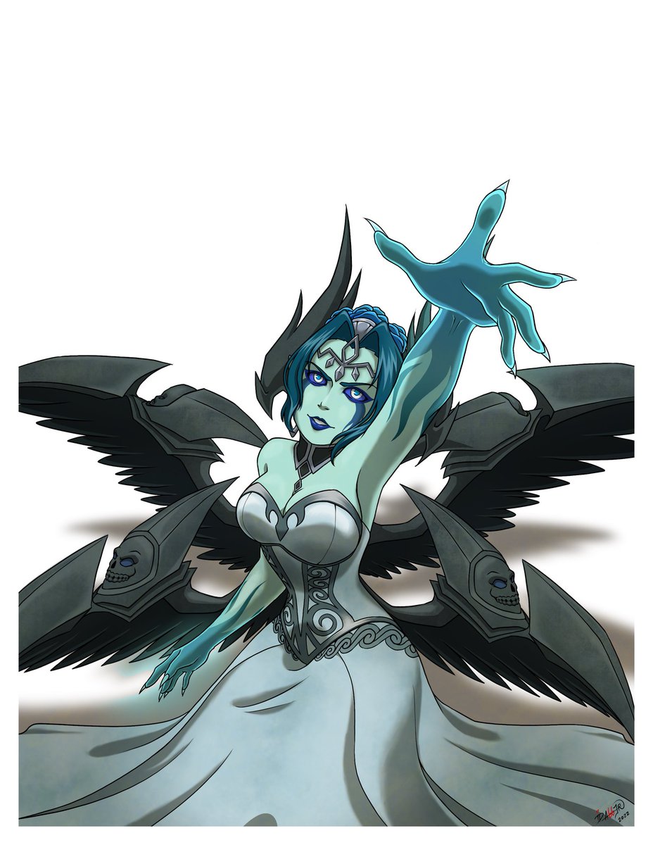 iDaggerarts's tweet photo. Art piece for a good friend’s birthday 🥳
•
•
•
#ghost #bride #morgana from #leagueoflegends #lol #art #drawing #illustration #doodle #gaming #skin #lallorona #artistsoninstagram #artistsofinstagram #apple #ipad #ipadpro #applepencil #procreate #character #background #birthday https://t.co/avONSzKe6e