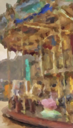 Tournillon de joie -
Chaque tour, la main s’agite
Sous le mont Urgull

#haiku #sansebastian #stsebastien #carrousel #urgull #manege #meditation #poesie