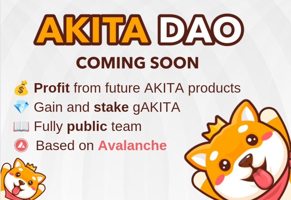 Sorosh41270503's tweet photo. So, what are you waiting for buy $AKITA? 
@AKITA_network #AKITA #AkitaDAO 👀

#Btc #eth #cryptocrash #BitcoinCrash #avax #crypto #bnb #binance #defi #blockchain #Metaverse #NFT #GameFi #eth #web3 #NFTs https://t.co/tapQjspTOx