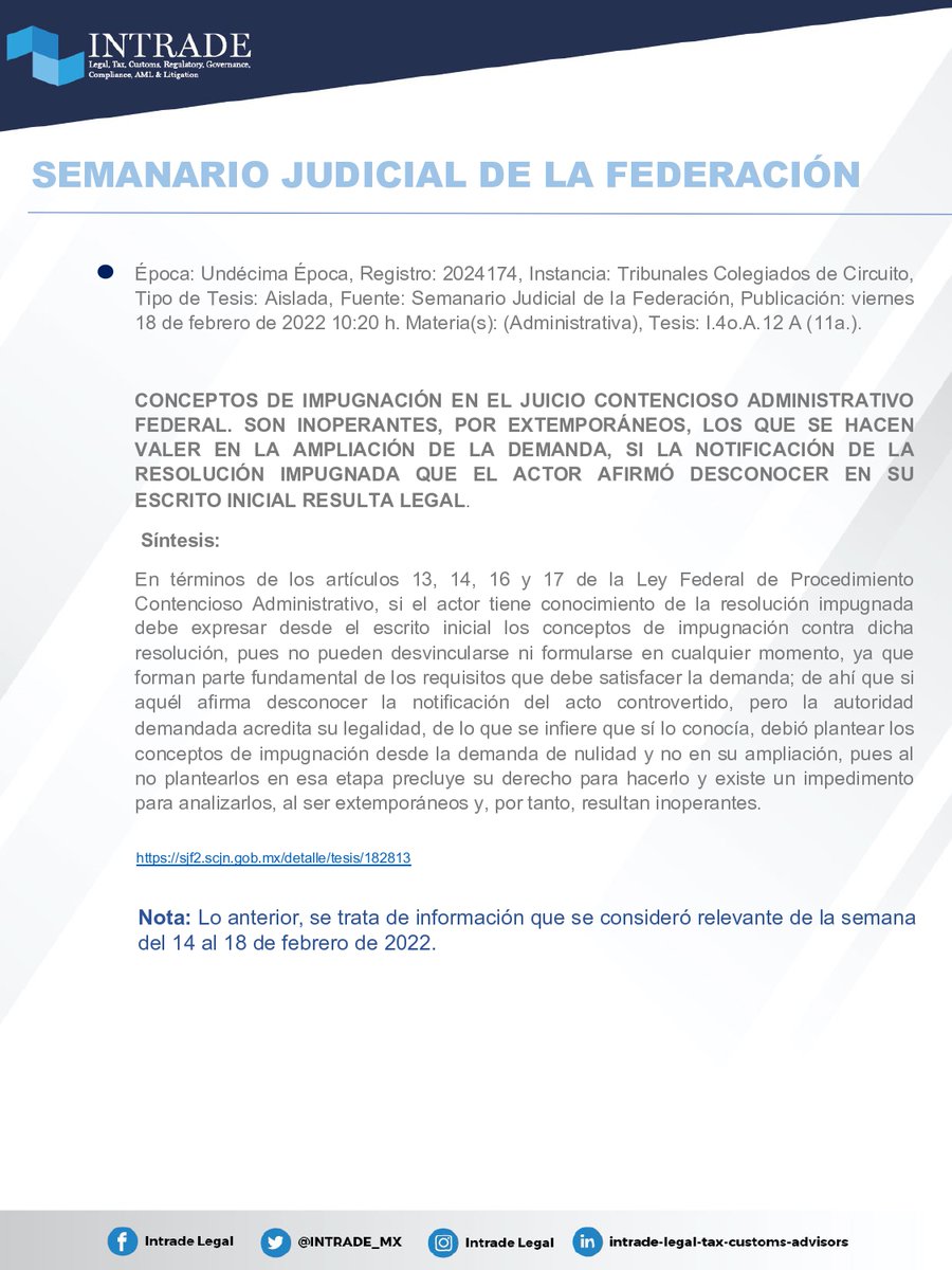 INTRADE Legal, Tax, Customs Advisors & AML tweet media