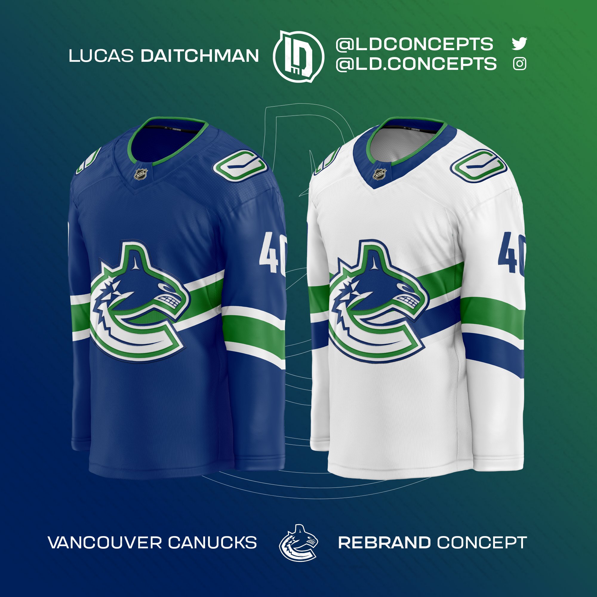 Canucks 50th Anniversary Specialty Jerseys - Concepts - Chris