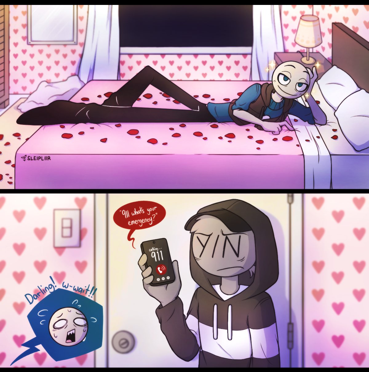 ✨Its SLEIP✨ on X: My part for @yourplatfriends quiz endings! 🌹✨ That  wallpaper really is quite tacky haha YourBoyfriendGame  YourBoyfriendfanart YourBoyfriend t.coxNM8oMzCpr  X