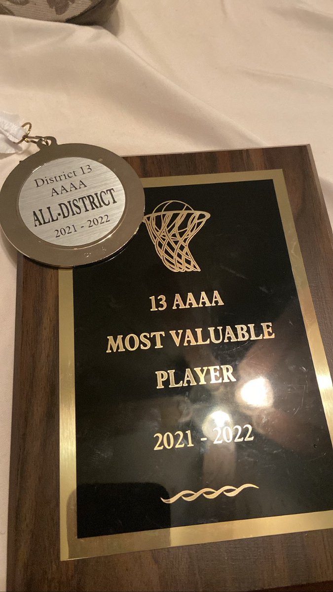 Blessed to receive MVP/Player of the Year, All-District team, and All-Tournament team. On to the next‼️