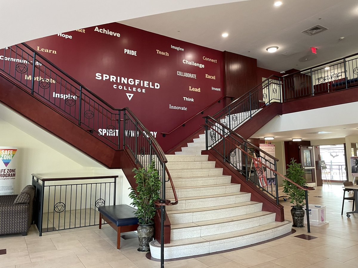 A group of Nashua North and South Physical and Health Education teachers traveled to Springfield College for their professional development day!! Thank you <a href="/SC_PEHE/">SCPEHE</a>,  <a href="/moos_michelle/">Michelle Moosbrugger</a>, <a href="/angveatch/">Angela Veatch</a>, <a href="/CoachCSullivan/">Charlie Sullivan</a>, &amp; Stef Grande for a fun and educational day!! We all had a blast! 🔻